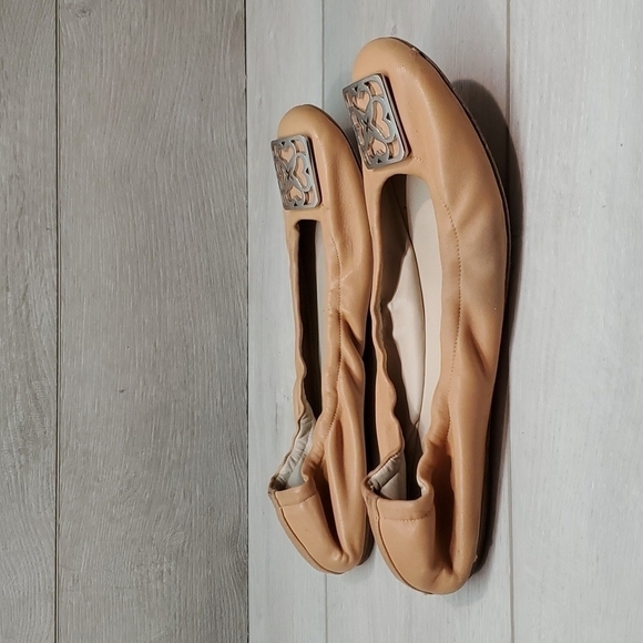 L.K.Bennett London Women Leather Loafer Ballet Flats shoes sz EU 40/8 - Picture 3 of 13